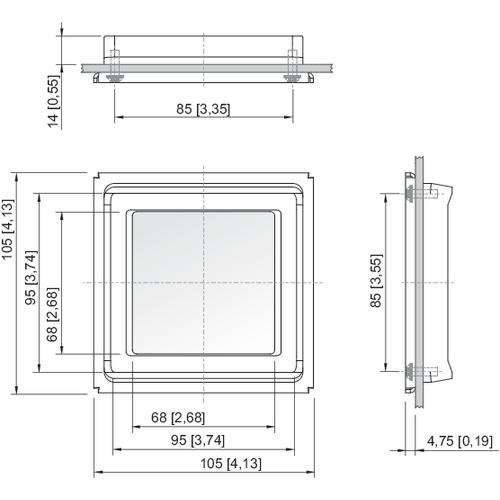 Stahl Kalotte 95x95 verp. 8603A0028-310#155947