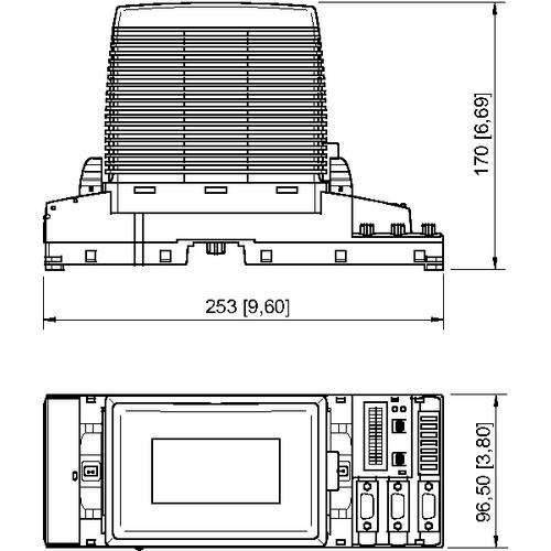 Stahl Sockel CPU und Power Modul 9490/11-12 #162707