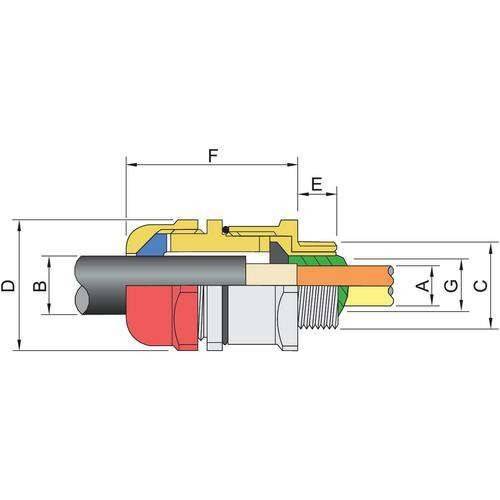 Stahl CMP Kabelverschraubung CMP-20S16PXSS#250601