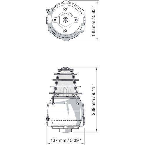 Stahl Xenon Blitzleuchte FX15/C-D-050A#217979