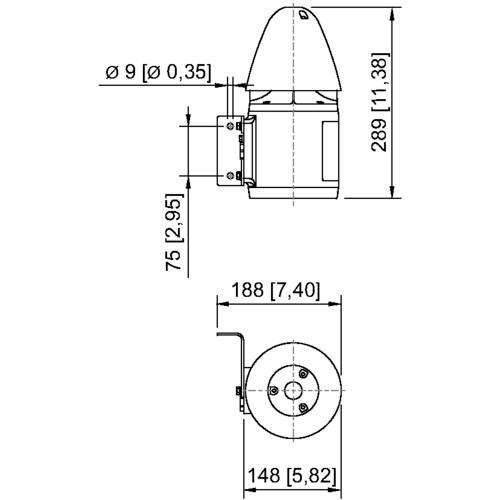 Stahl akustischer Signalgeber YA60/B/N/EU #205189