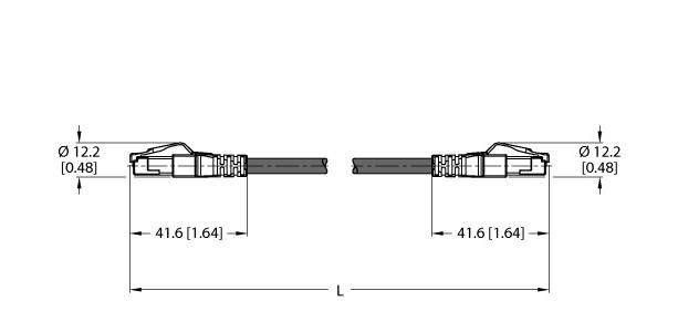 Turck Leitung RJ45S-RJ45S-4422-60M