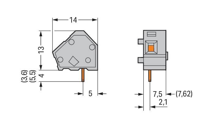 WAGO GmbH & Co. KG Anreihbare Leiterplattenk. 236-722