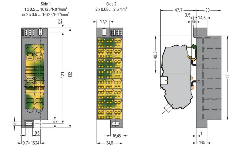 WAGO GmbH &amp; Co. KG PotentialblockAufdruck1-24 726-671