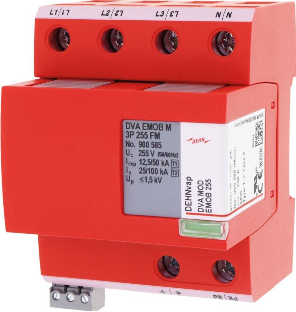 DEHN Kombiableiter DVA EMOB M 3P 255 FM