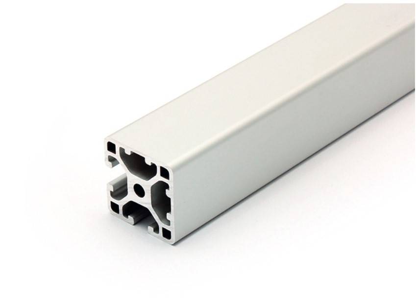 Aluminiumprofil 30x30L 2 Nuten verdeckt 90° I-Typ Nut 6 (leicht), silber eloxiert. Aluminium Profil 30x30 Alu Profil 30 x 30 Systemprofil 640mm
