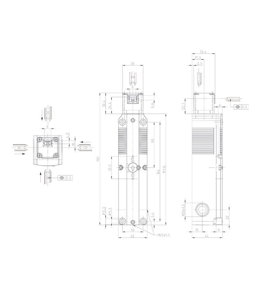 Bernstein Sicherheits-Zuhaltung SLC-F-230-11/11-R4