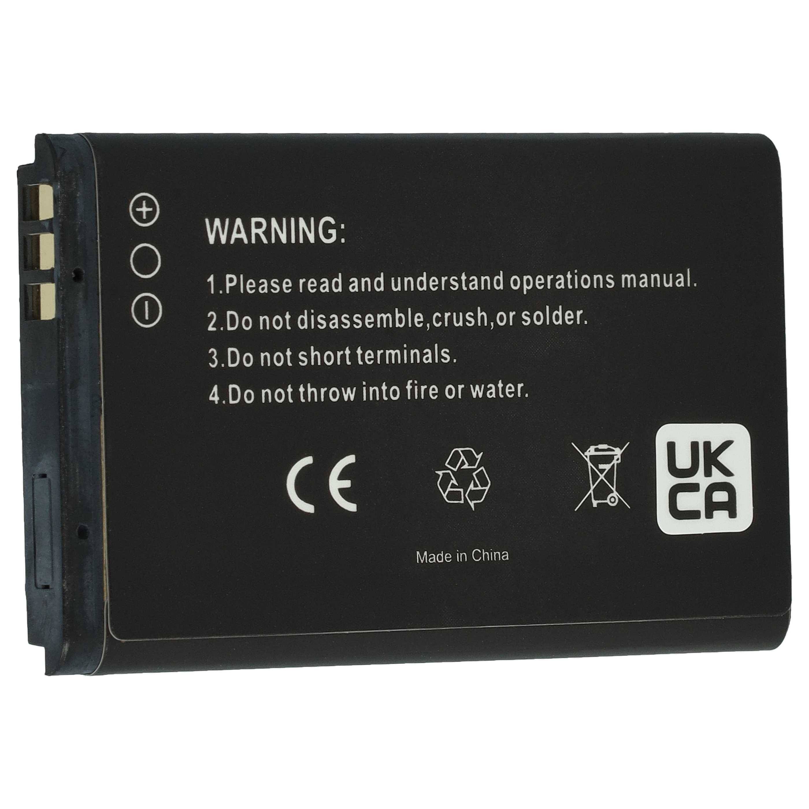 vhbw Akku kompatibel mit Adapt, Altina, Bluetooth, ezGPS, Haicom, Holux, iBlue, i-Trek, Nemerix, Nieuw, PPurple, u.a. Bluetooth GPS Empfänger