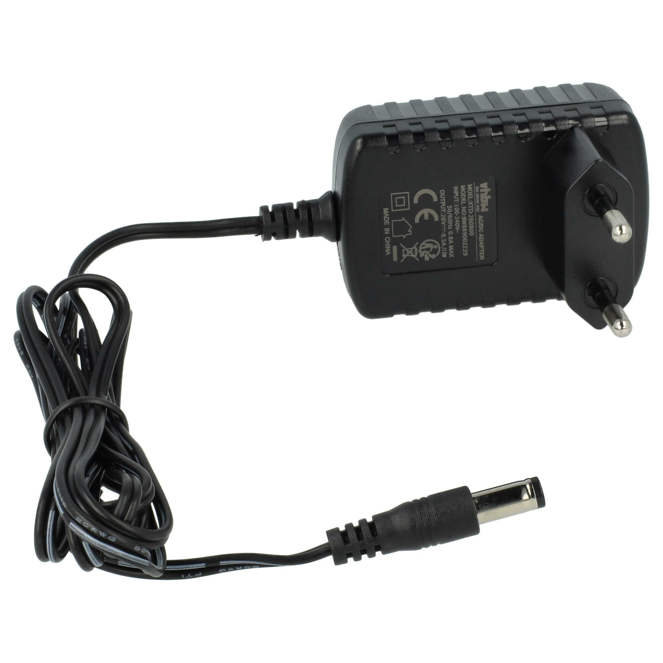 vhbw Ladegerät kompatibel mit Candy Hoover 39400300, 39400299, 39400302, 39400301, 39400320, 39400308 Handstaubsauger, Akkustaubsauger