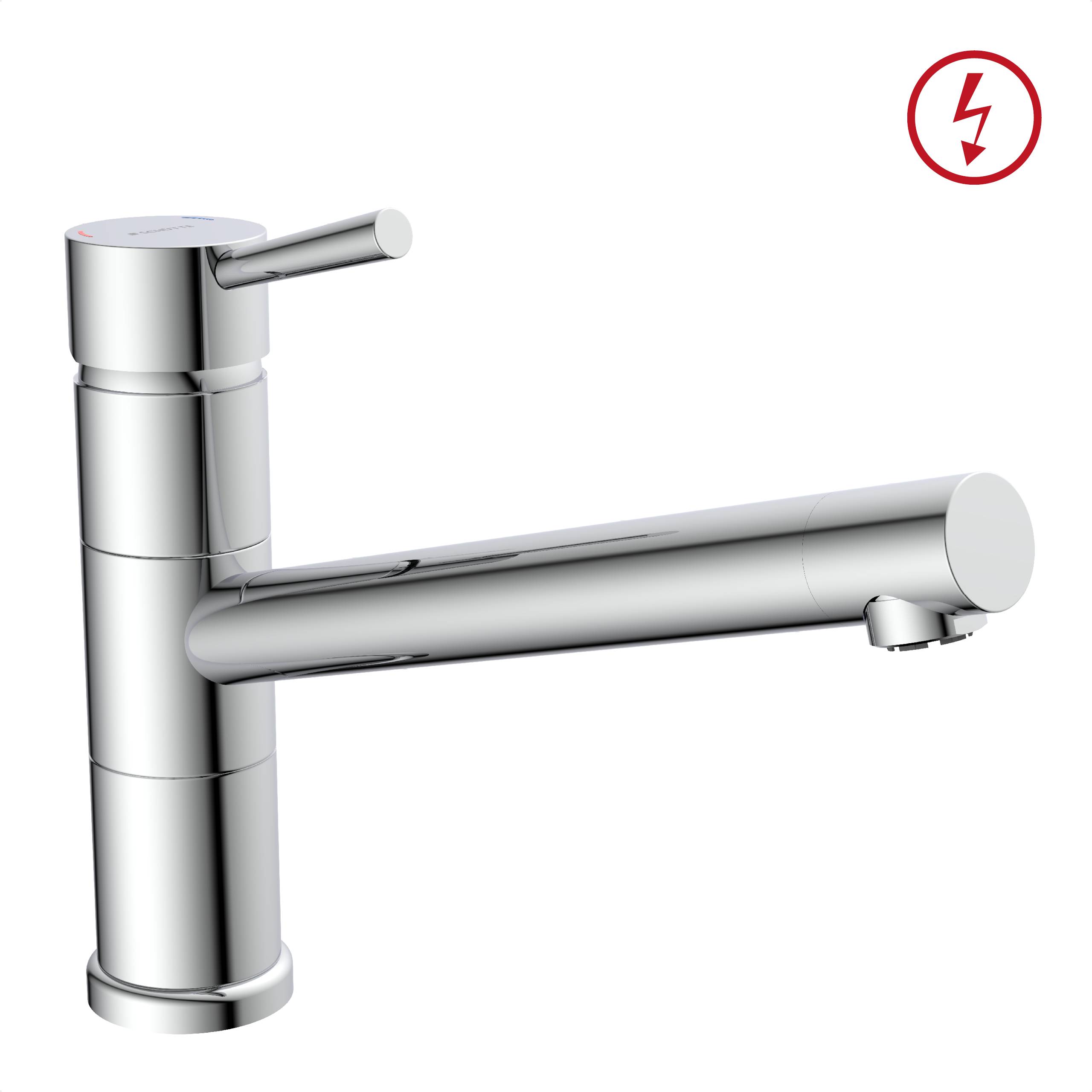 UNICORN Spültischarmatur Niederdruck, Chrom