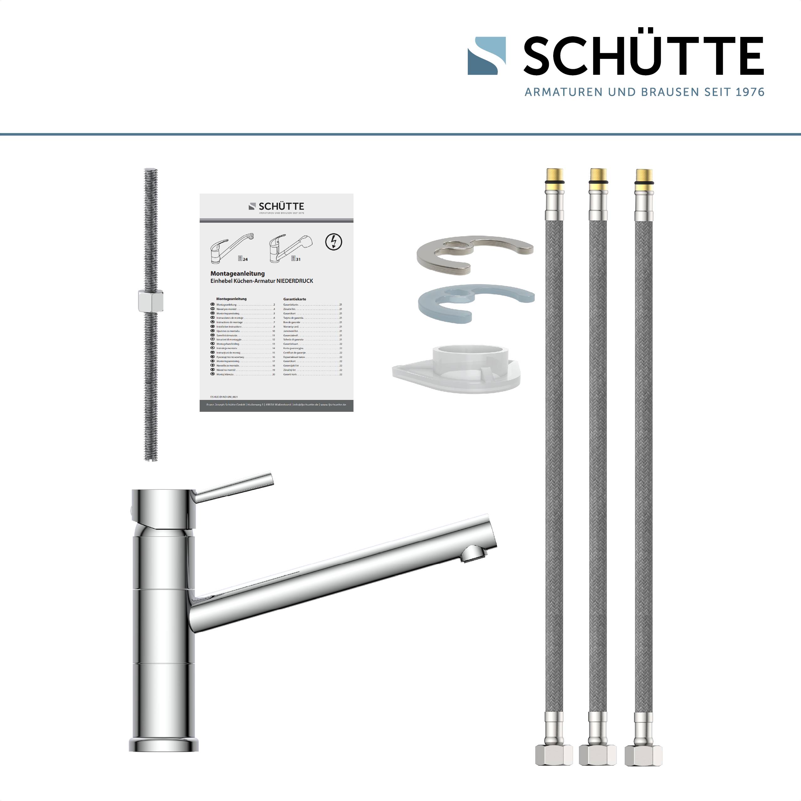 UNICORN Spültischarmatur Niederdruck, Chrom