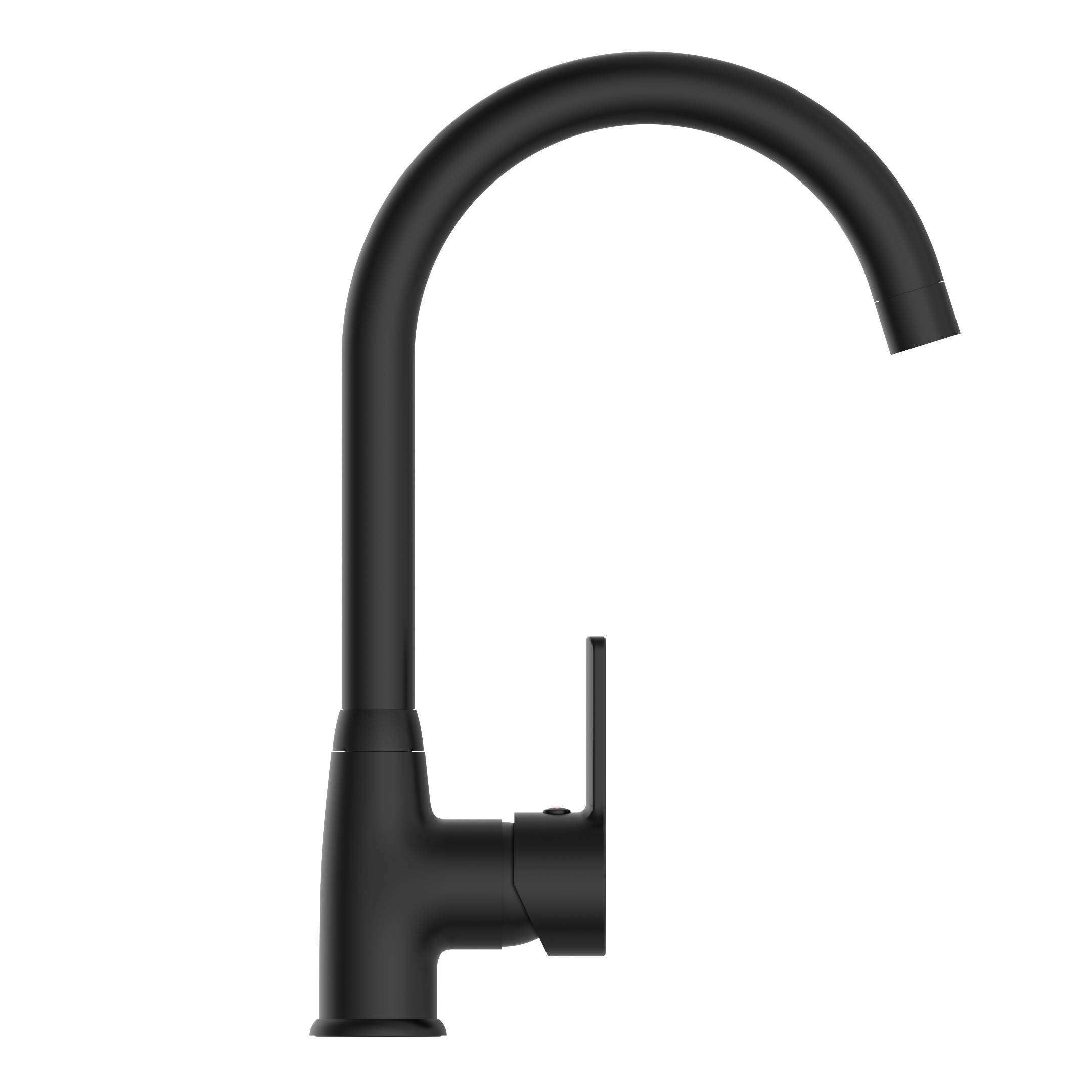 DIZIANI Spültischarmatur, Schwarz matt