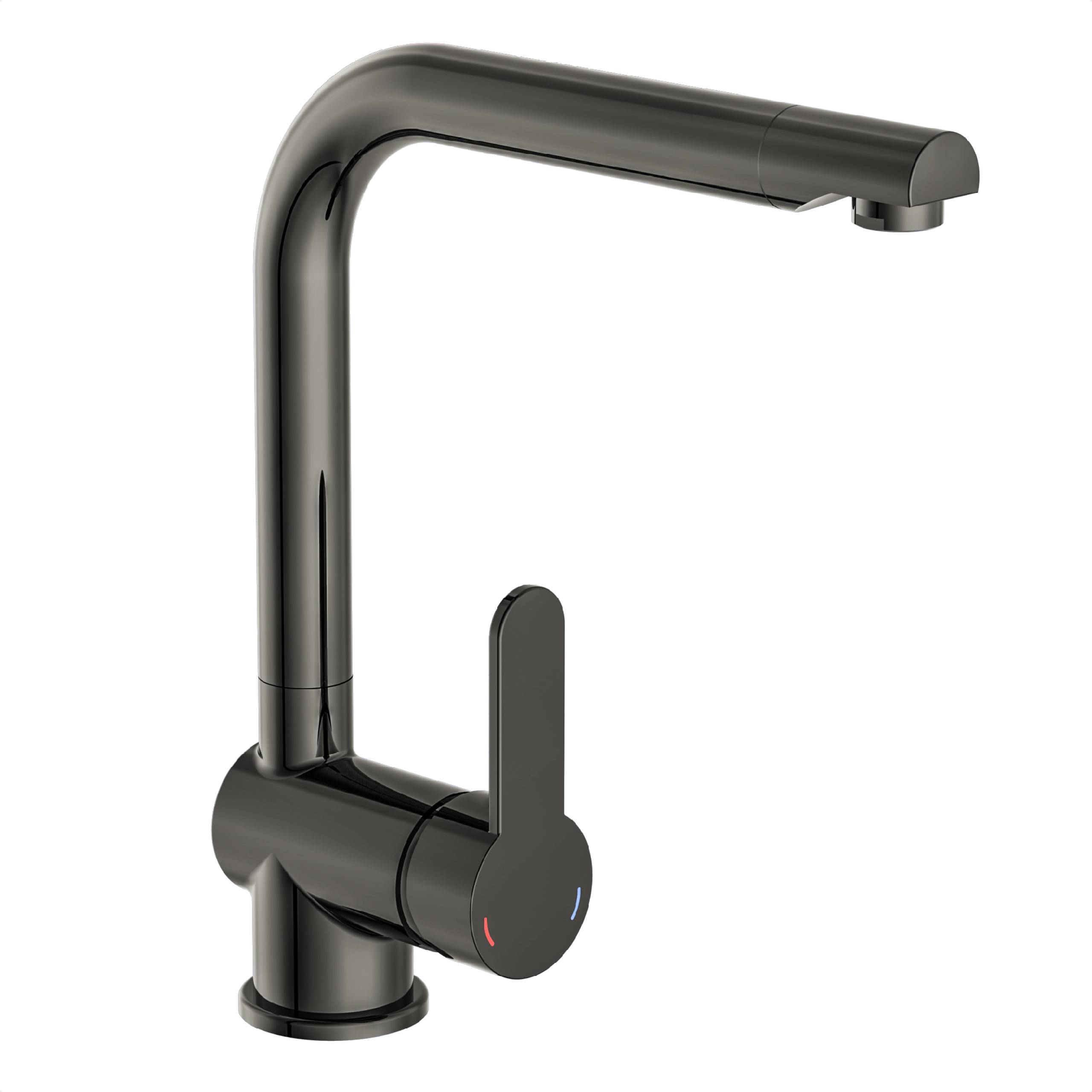 RIO Spültischarmatur, Graphit hochglanz