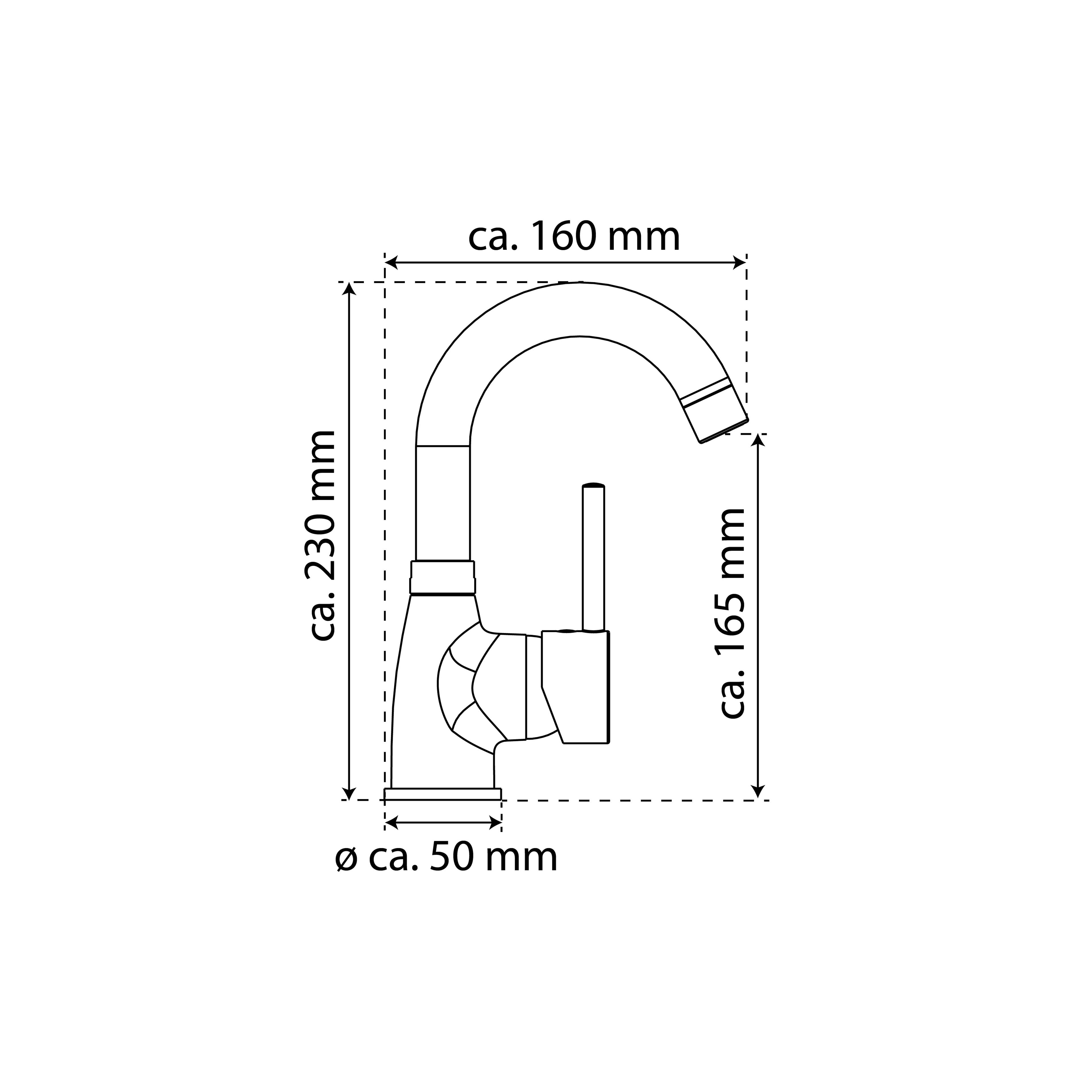FUTURA Waschtischarmatur, Chrom