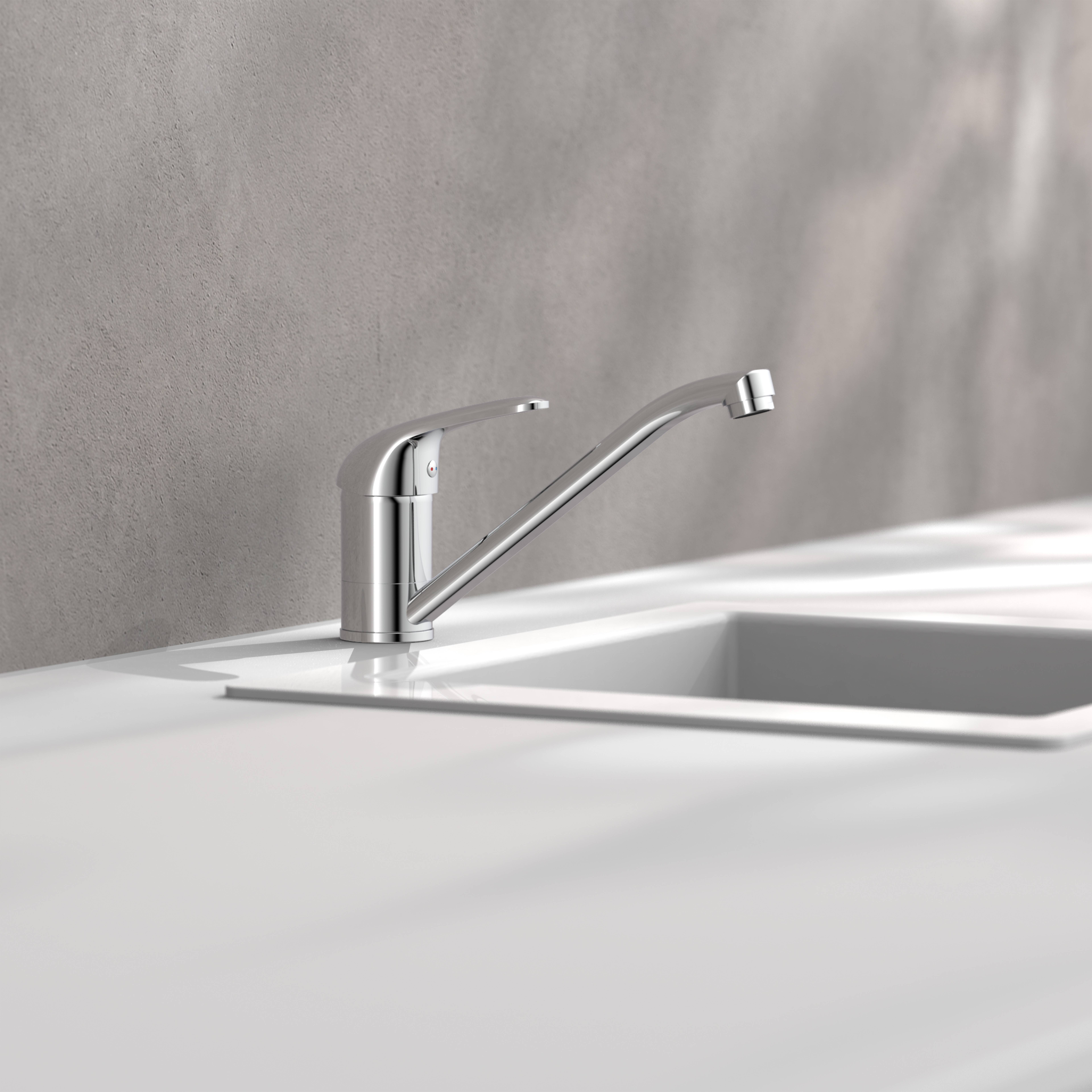 FALCON Spültischarmatur Niederdruck, Chrom