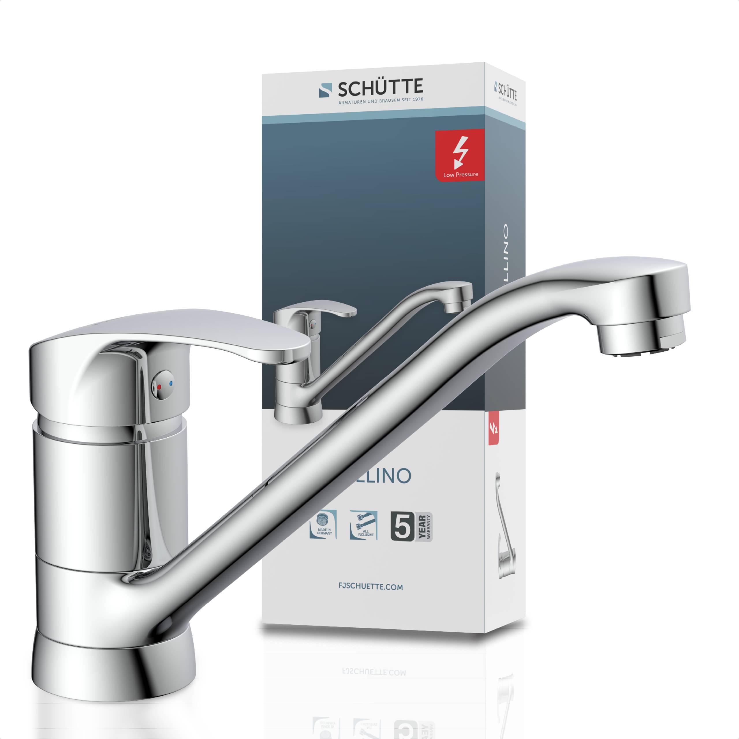 CELLINO Spültischarmatur Niederdruck, Chrom