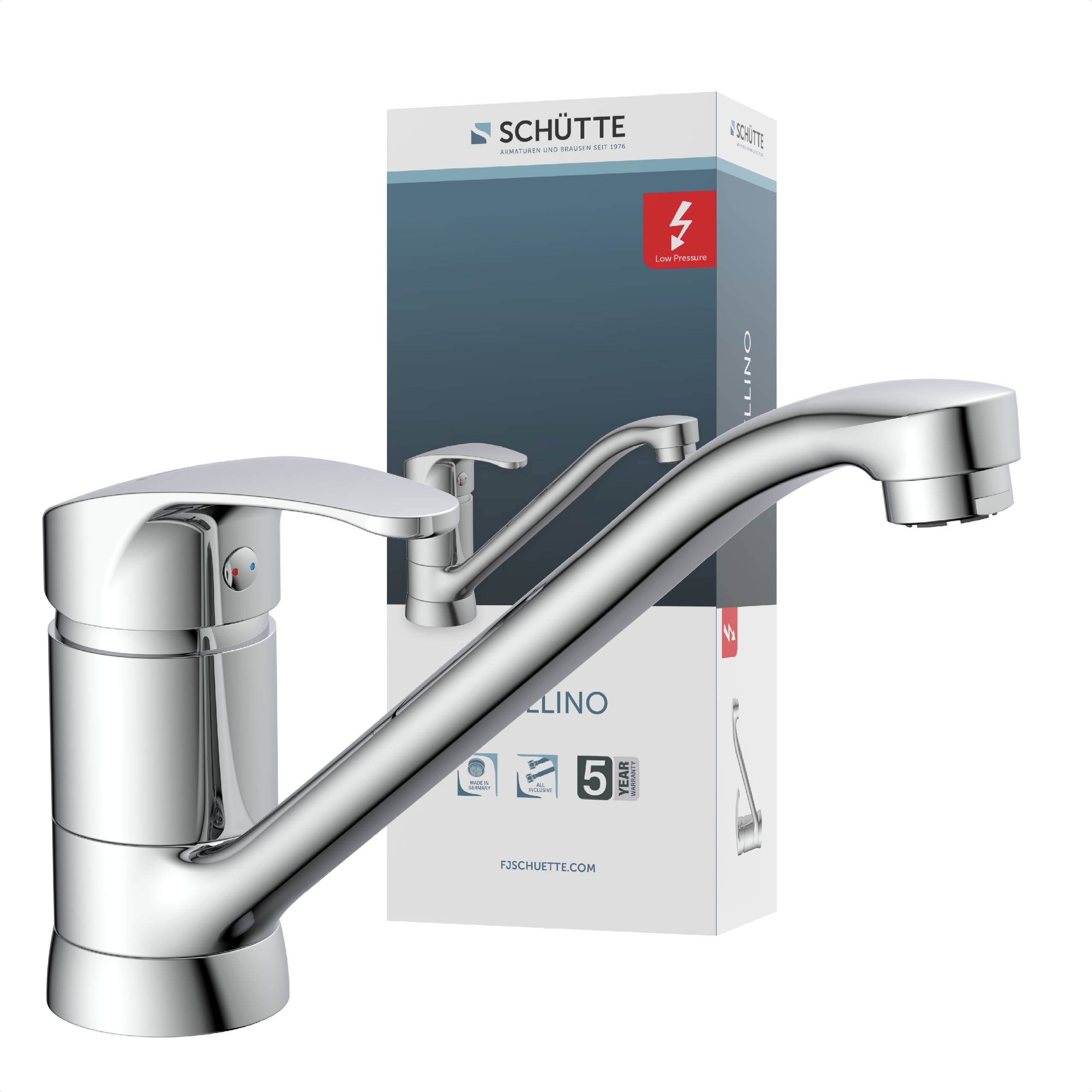 CELLINO Spültischarmatur Niederdruck, Chrom