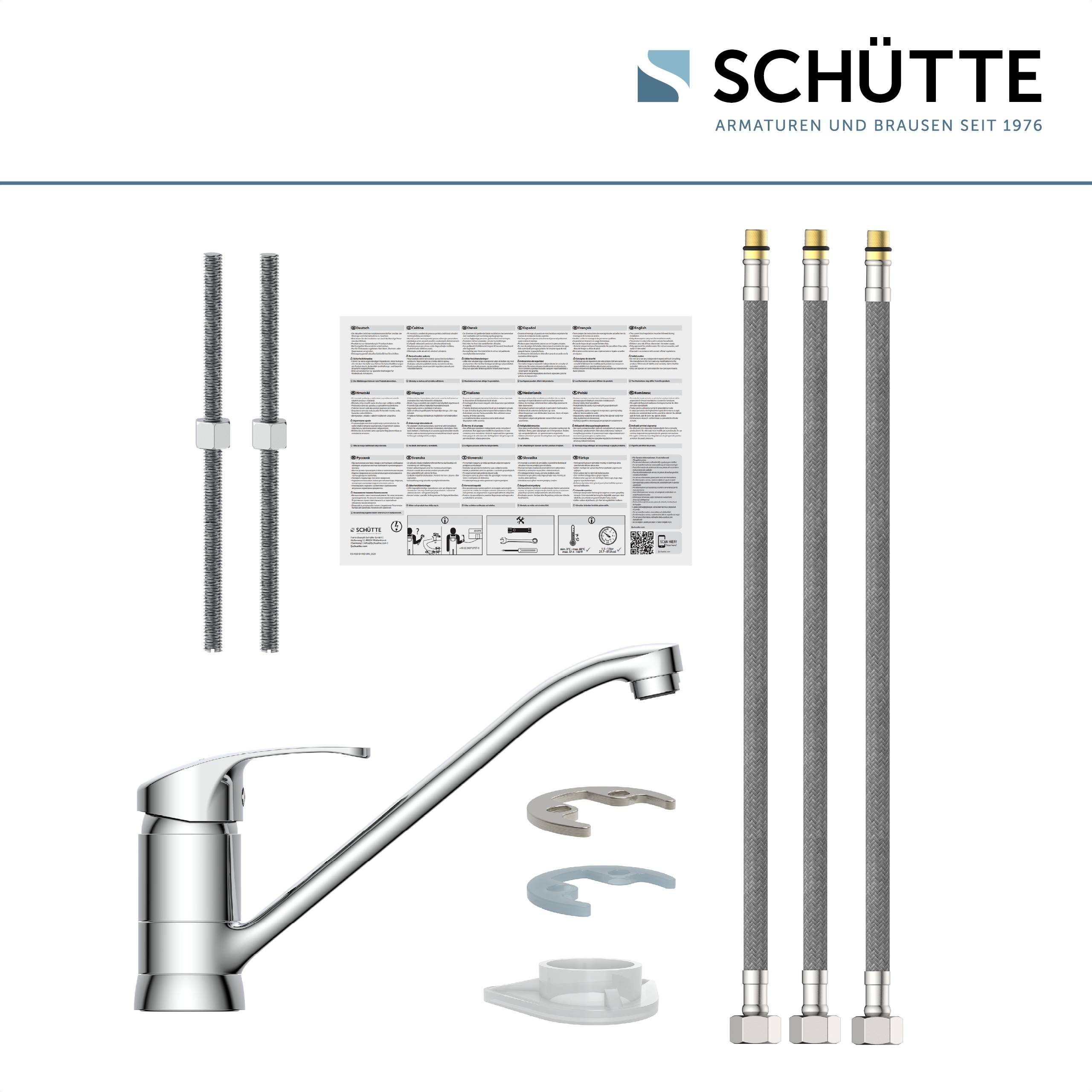 CELLINO Spültischarmatur Niederdruck, Chrom