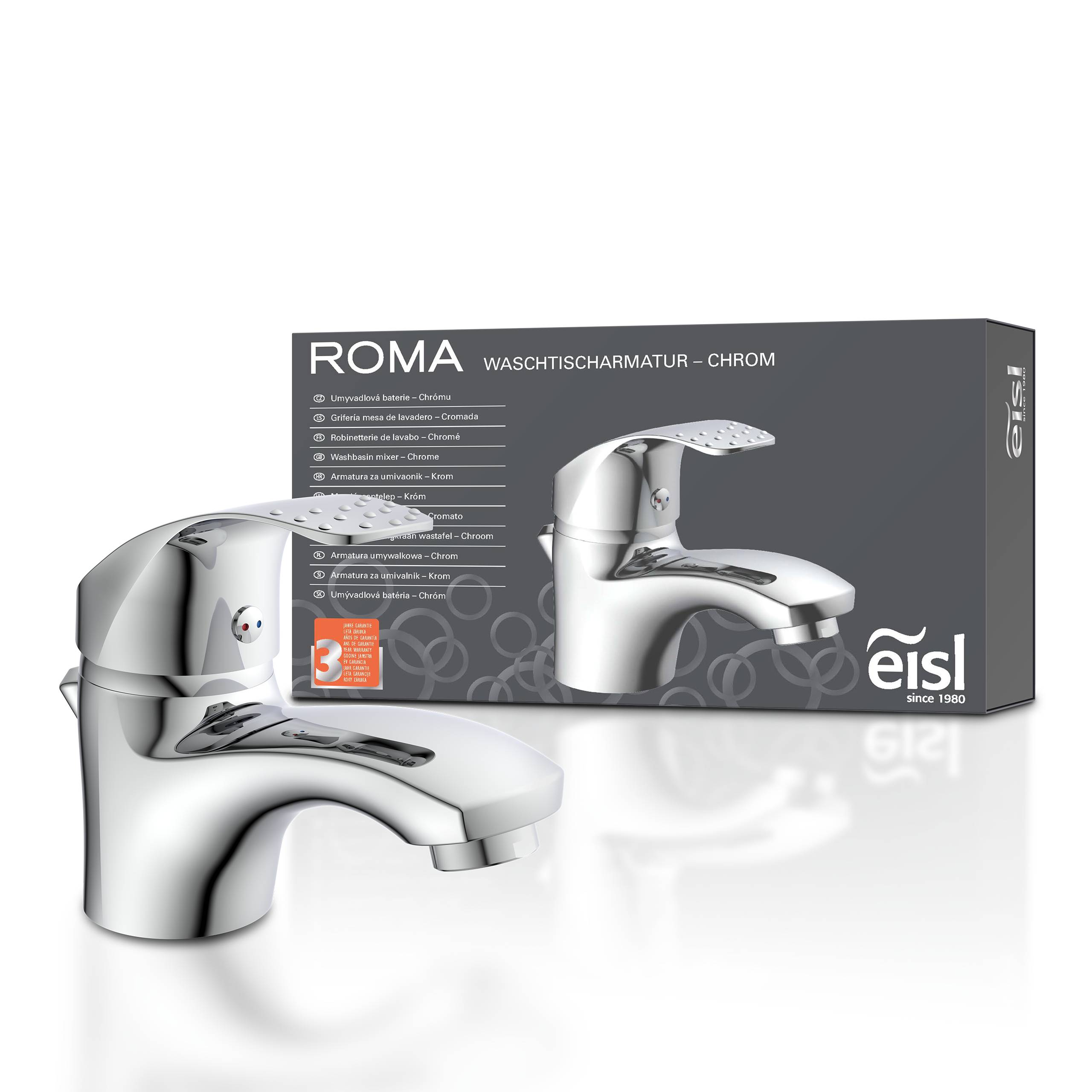 ROMA Waschtischarmatur, Chrom