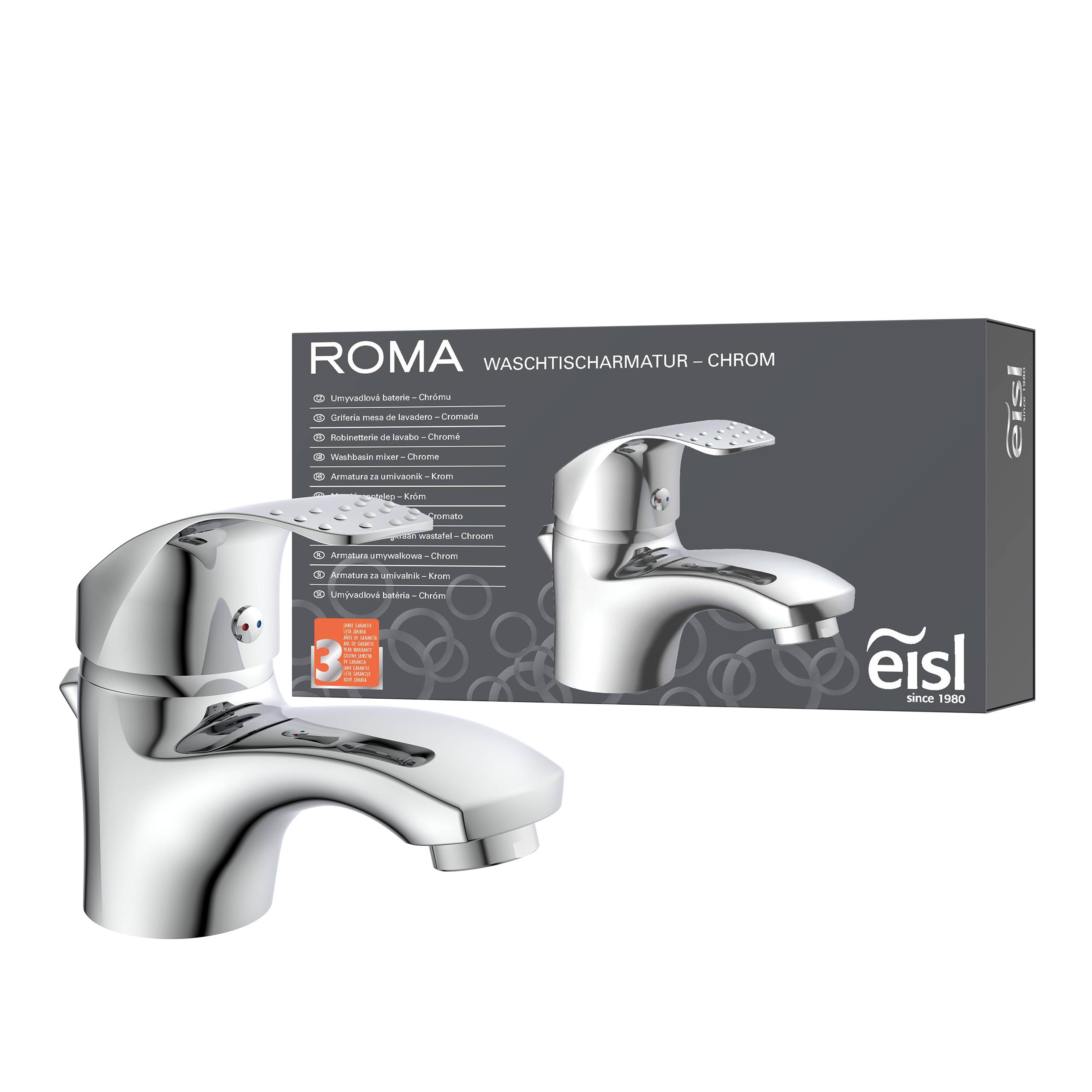 ROMA Waschtischarmatur, Chrom