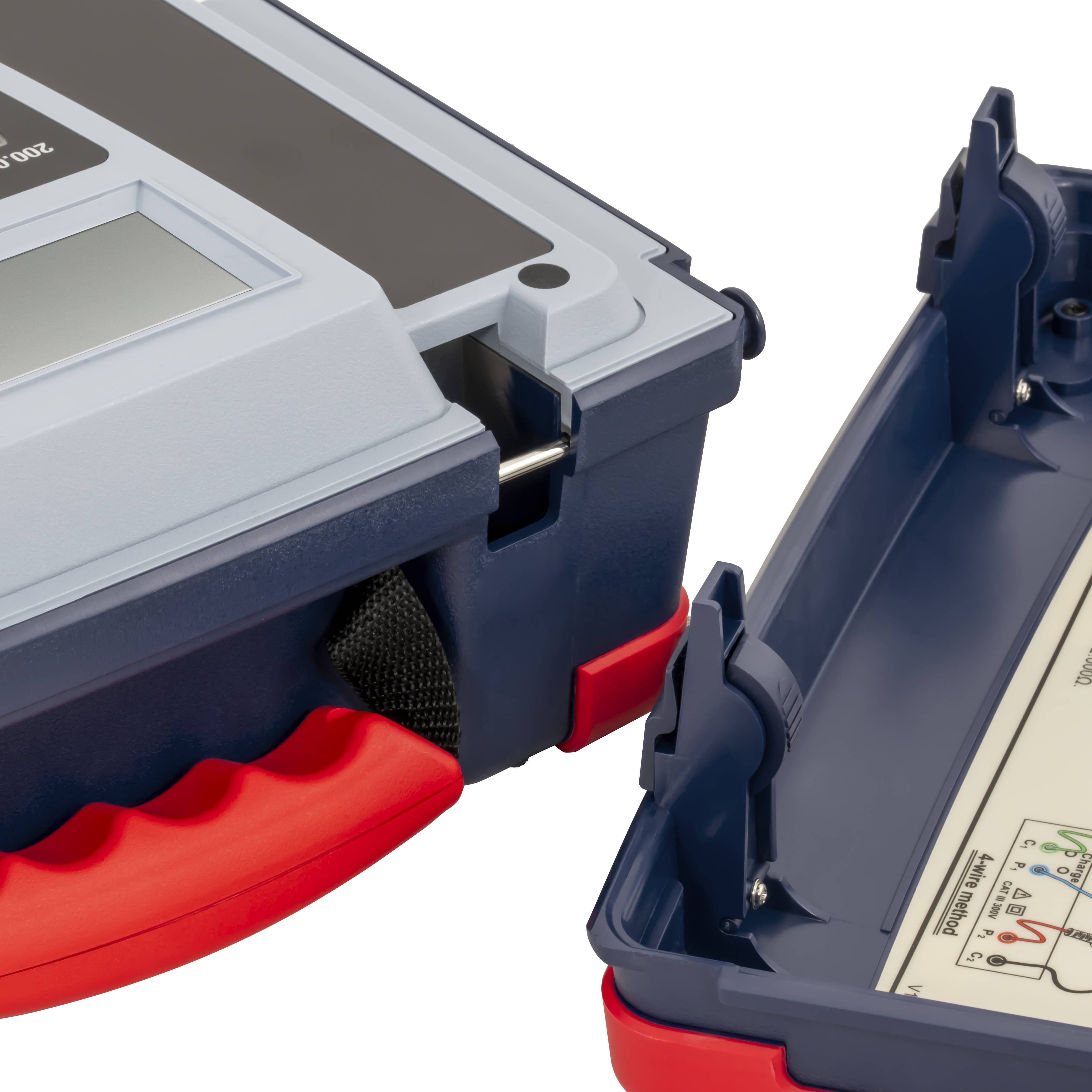 PCE Instruments Ohmmeter PCE-MO 2010 4-Leiter-Messmethode |0 µΩ … 200 Ω |7 wählbare Messbereiche |LCD mit Beleuchtung