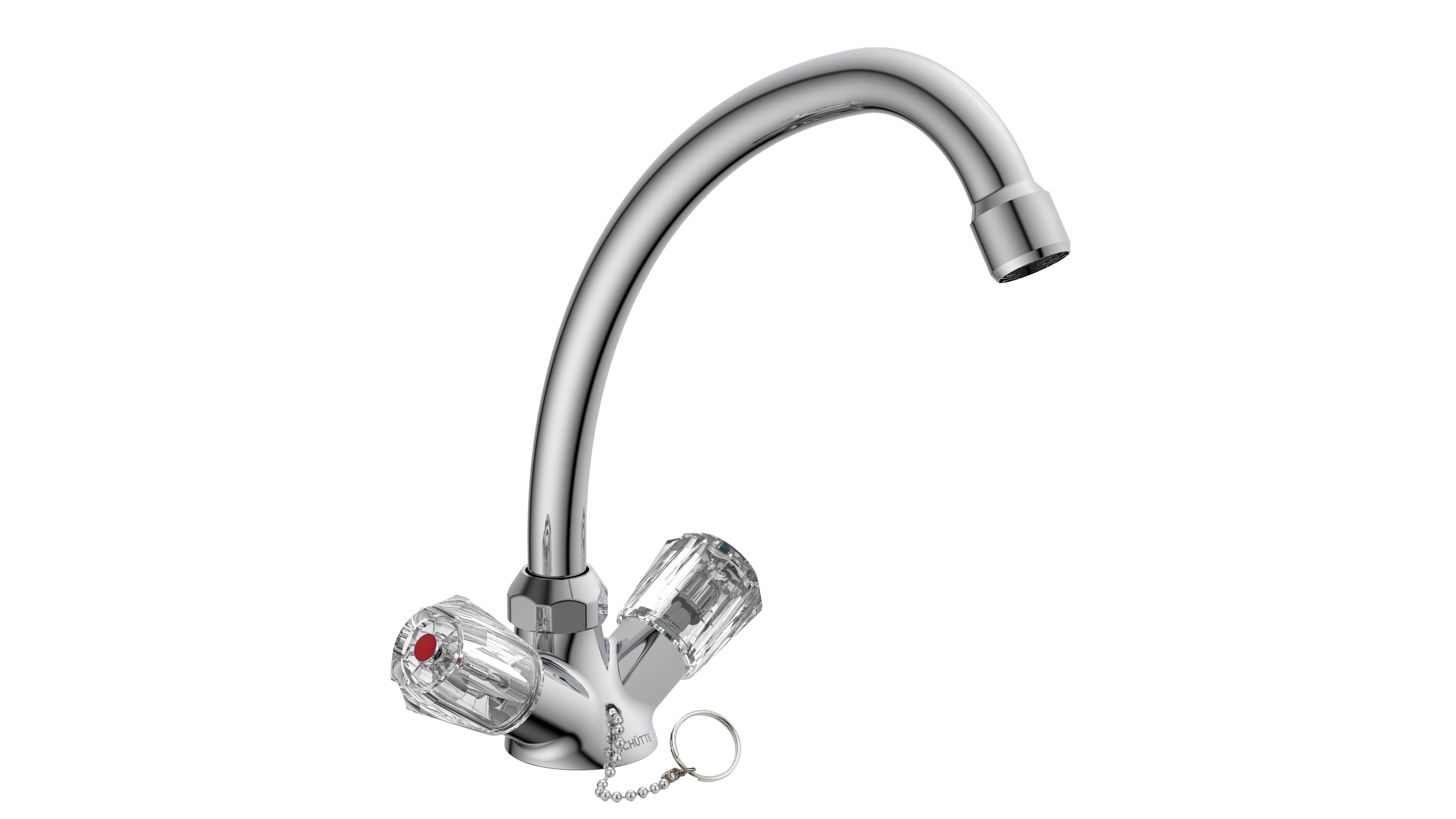 BRILLANT Waschtischarmatur Niederdruck, Chrom