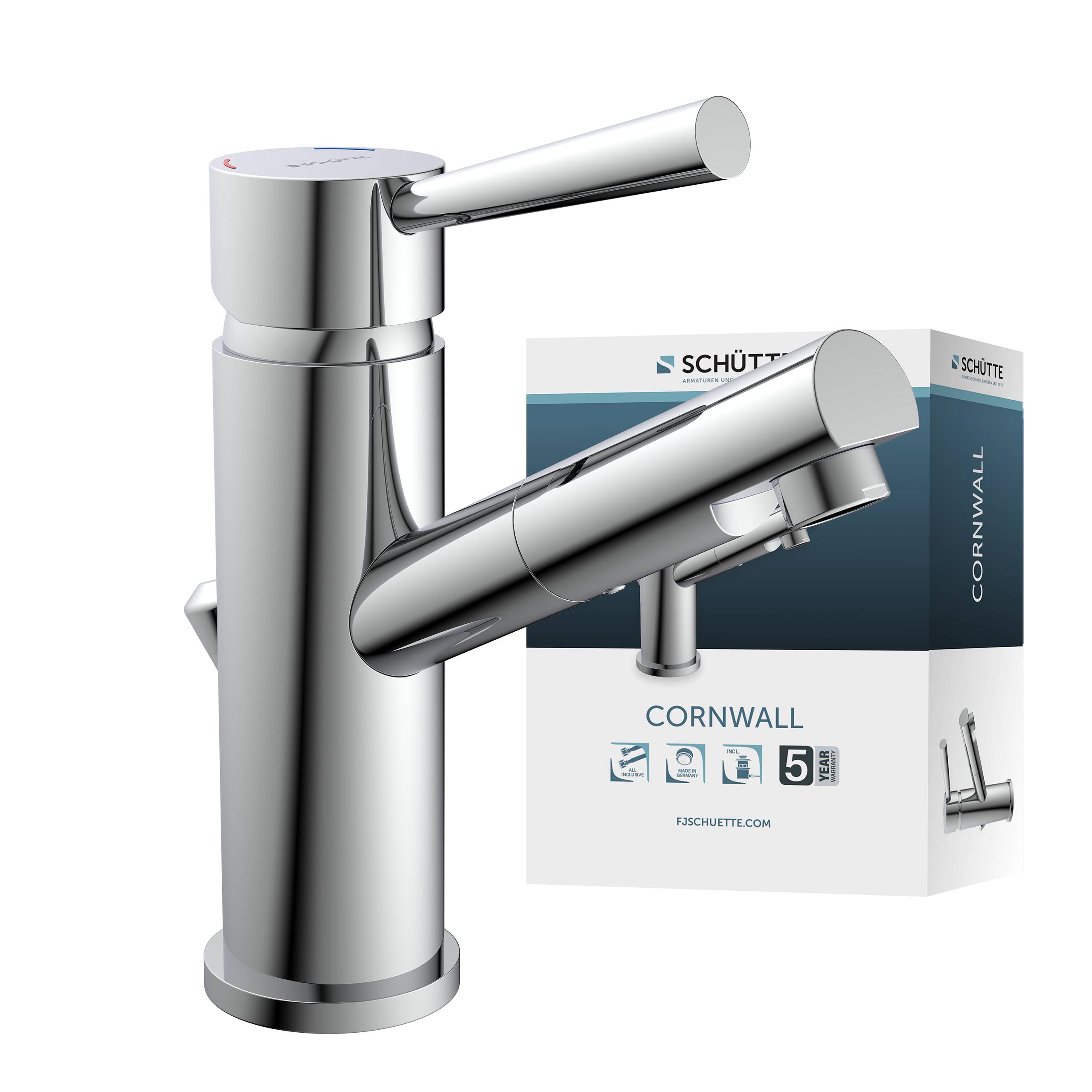 CORNWALL Waschtischarmatur, Chrom