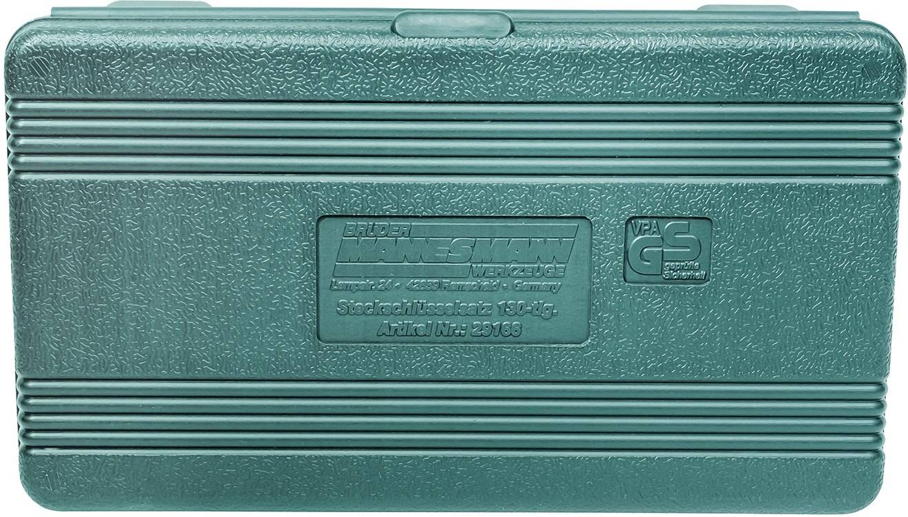 BRÜDER MANNESMANN Steckschlüssel- & Bit-Satz, 130-teilig