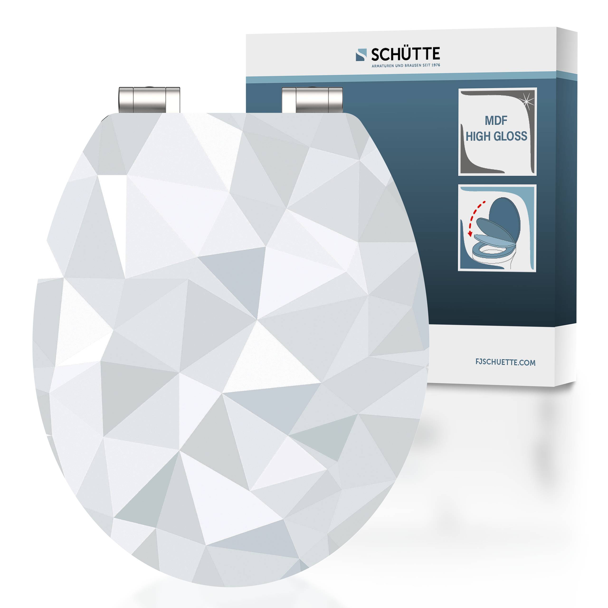 MDF HG WC-Sitz DIAMOND, mit Absenkautomatik