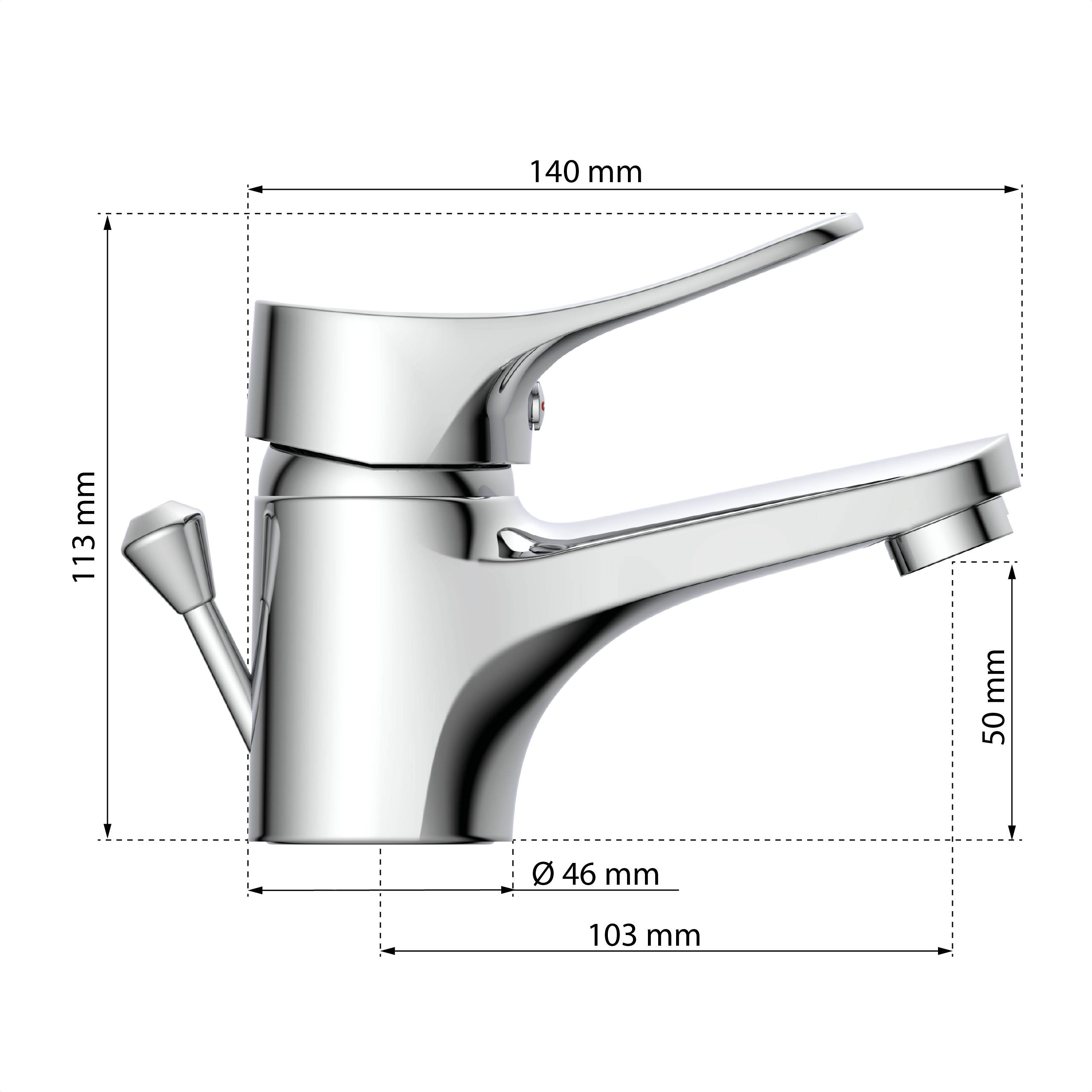 VERONA Waschtischarmatur, Chrom