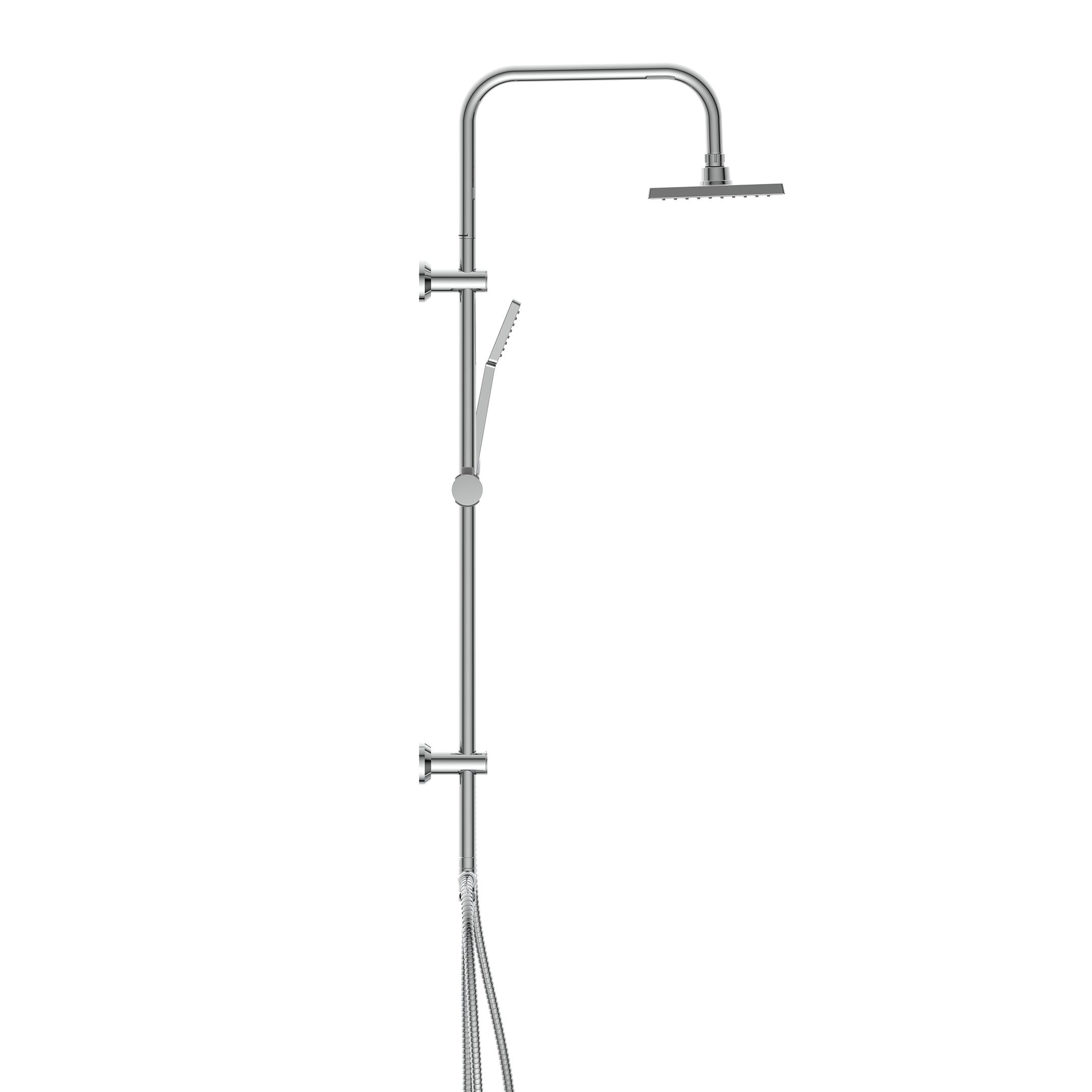 EASY ENERGY Überkopfbrause-Set, Chrom