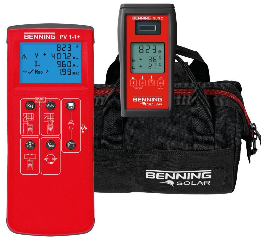 Benning PV-Installationstester-Set BENNING PV 1-1+ SET