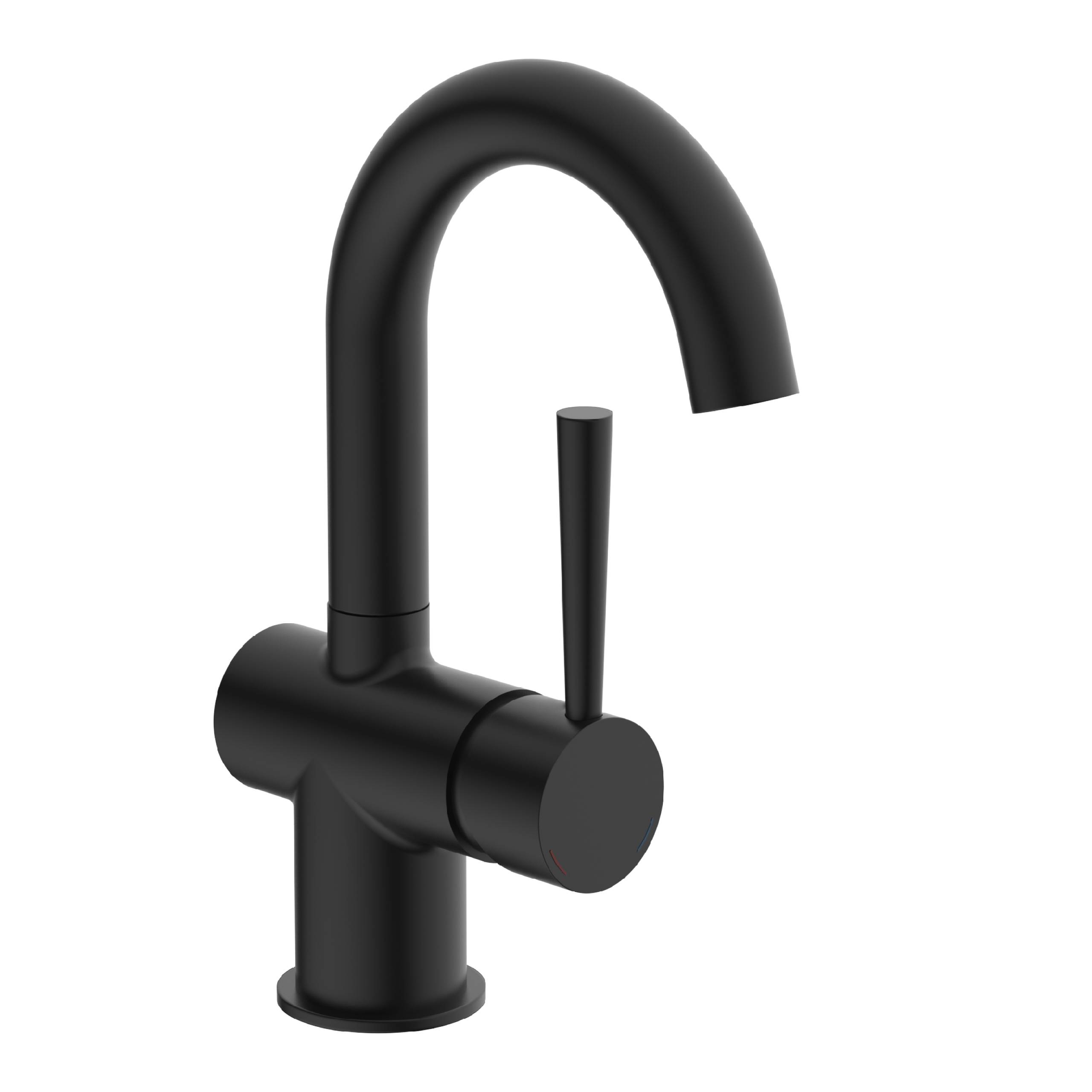 CORNWALL Waschtischarmatur, Schwarz matt