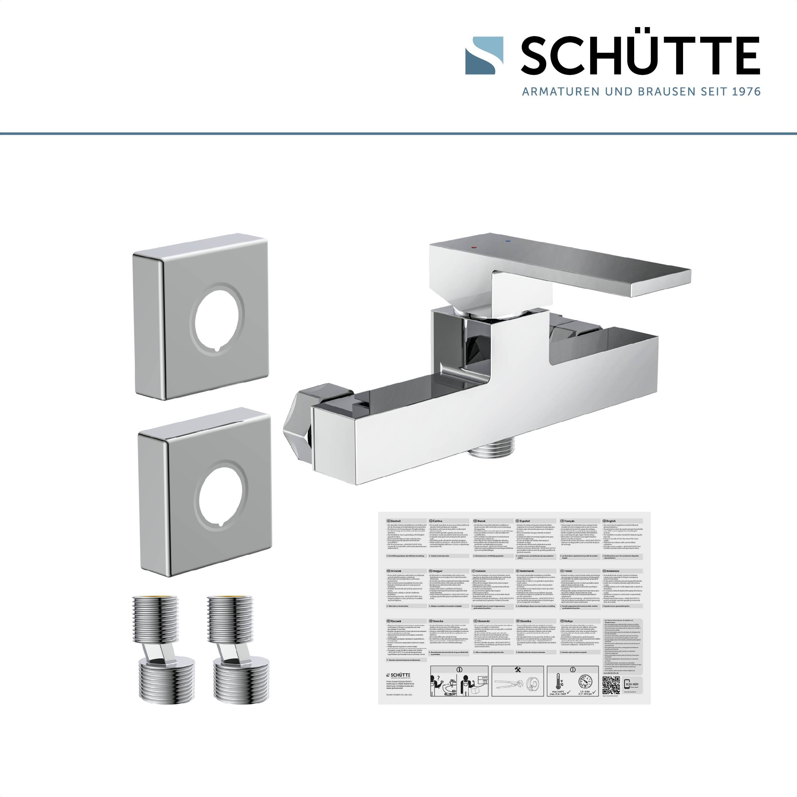 TOKYO II Duscharmatur, Chrom