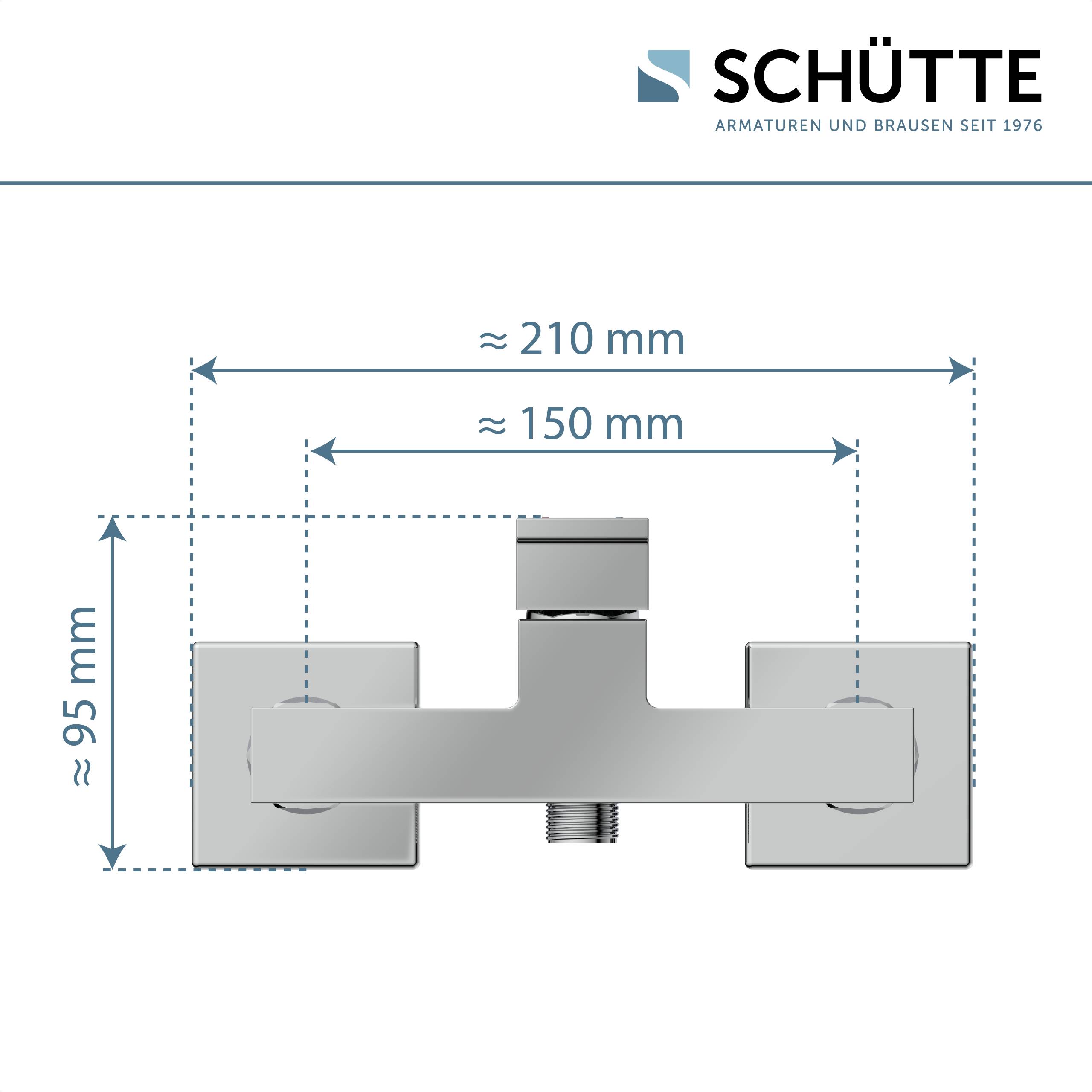TOKYO II Duscharmatur, Chrom