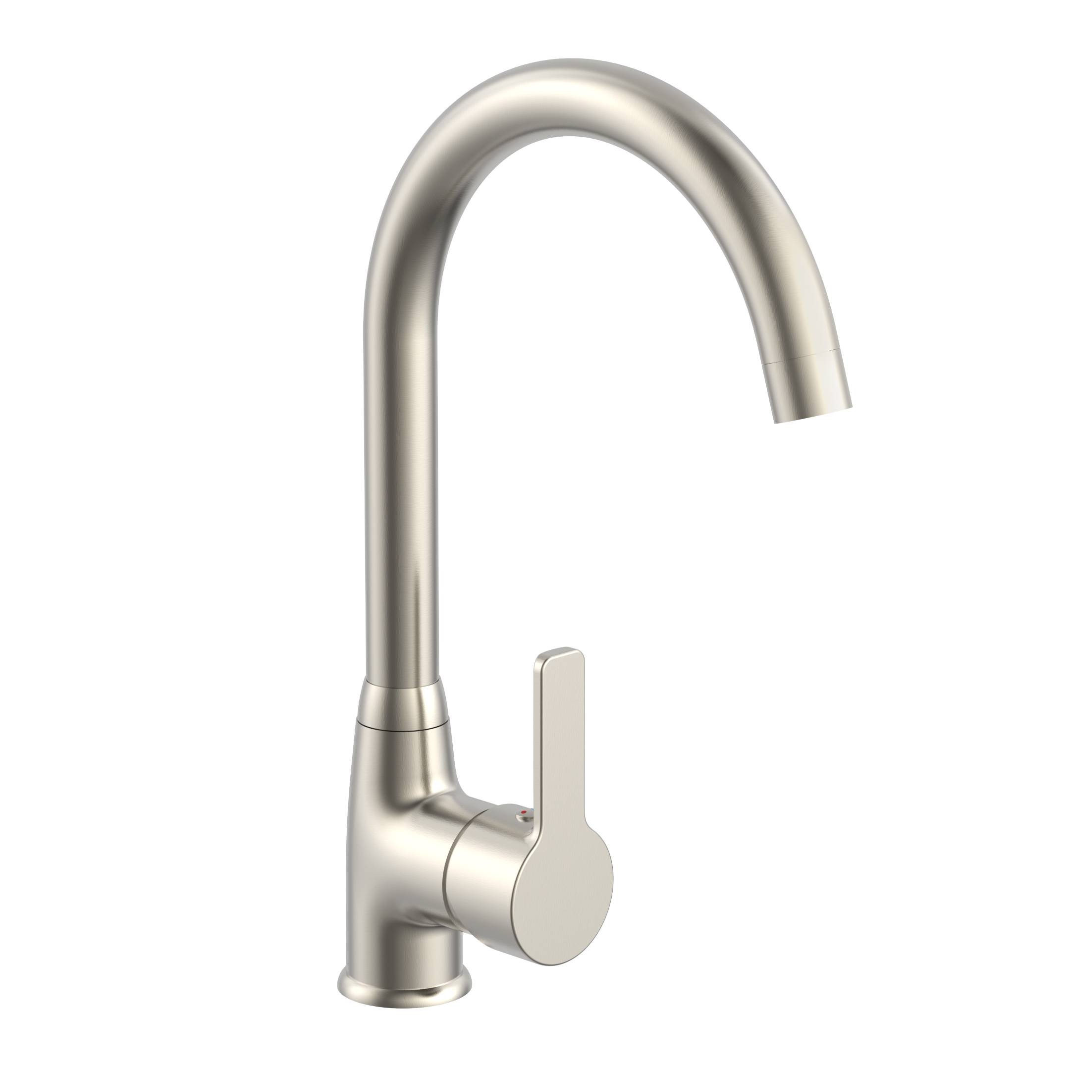 DIZIANI Spültischarmatur, Edelstahloptik