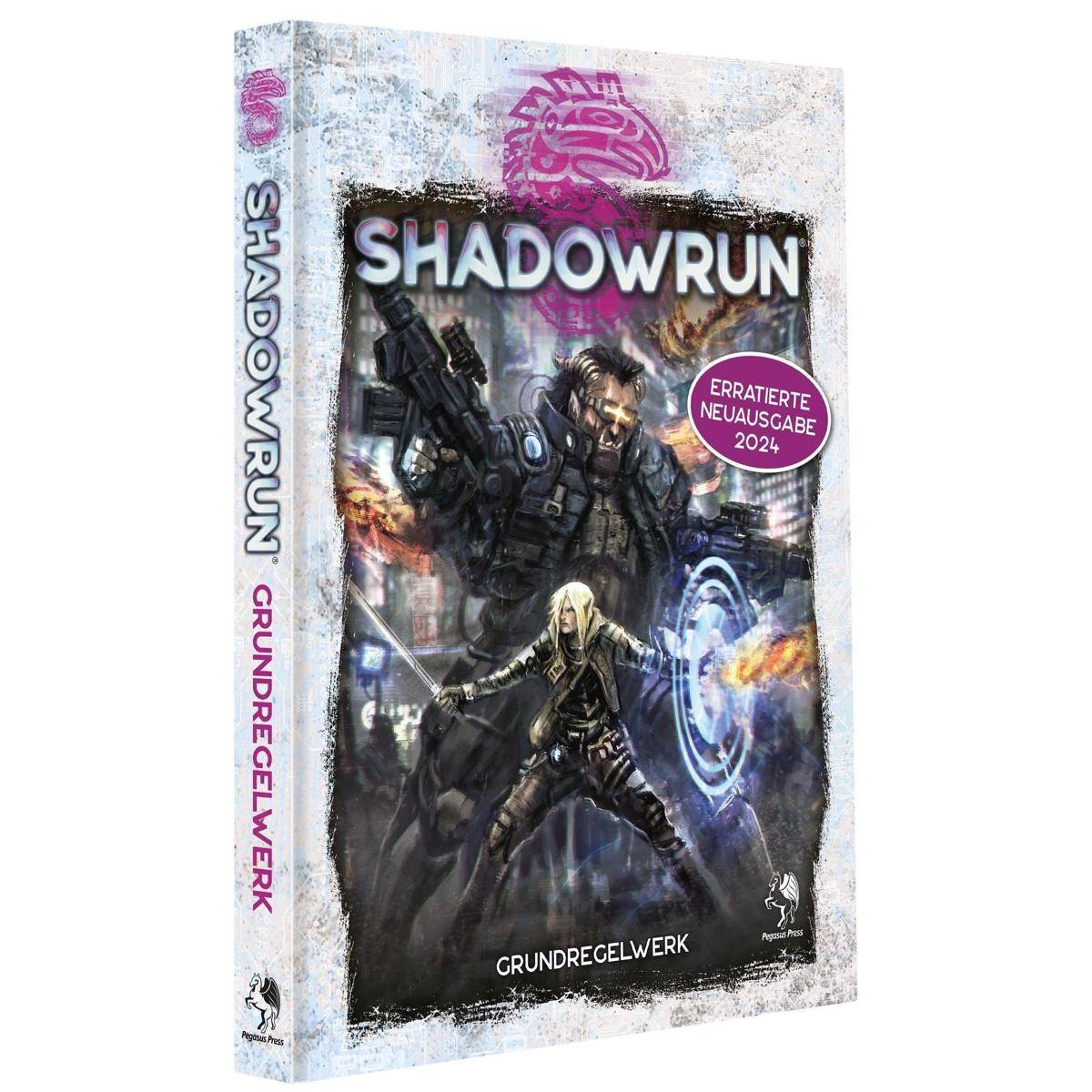 46101G - Shadowrun 6. Edition Grundregelwerk erratierte Neuauflage Softcover DE