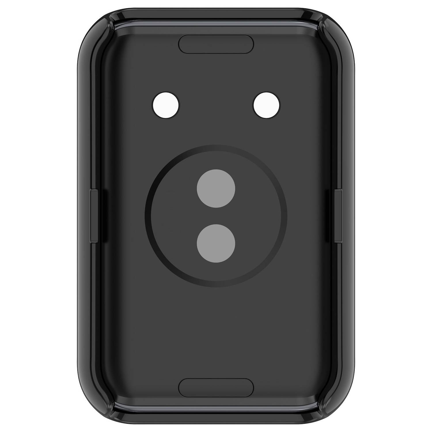 Für Honor Band 9 Kunststoff Smart Watch Hülle + H9 Schutz Hart Glas Schwarz