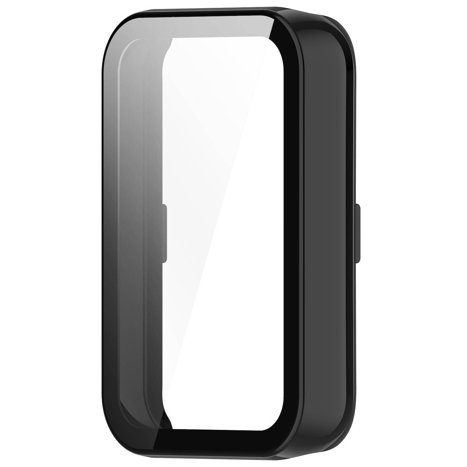Für Honor Band 9 Kunststoff Smart Watch Hülle + H9 Schutz Hart Glas Schwarz