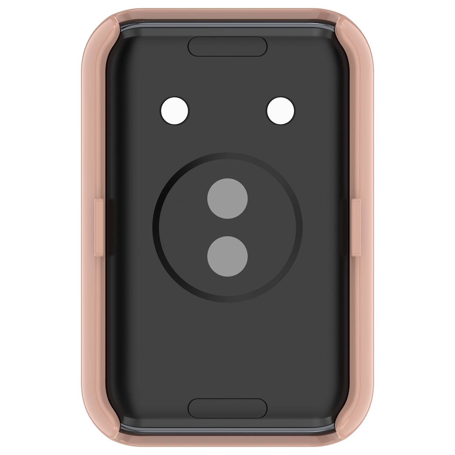 Für Honor Band 9 Kunststoff Smart Watch Hülle + H9 Schutz Hart Glas Rosa