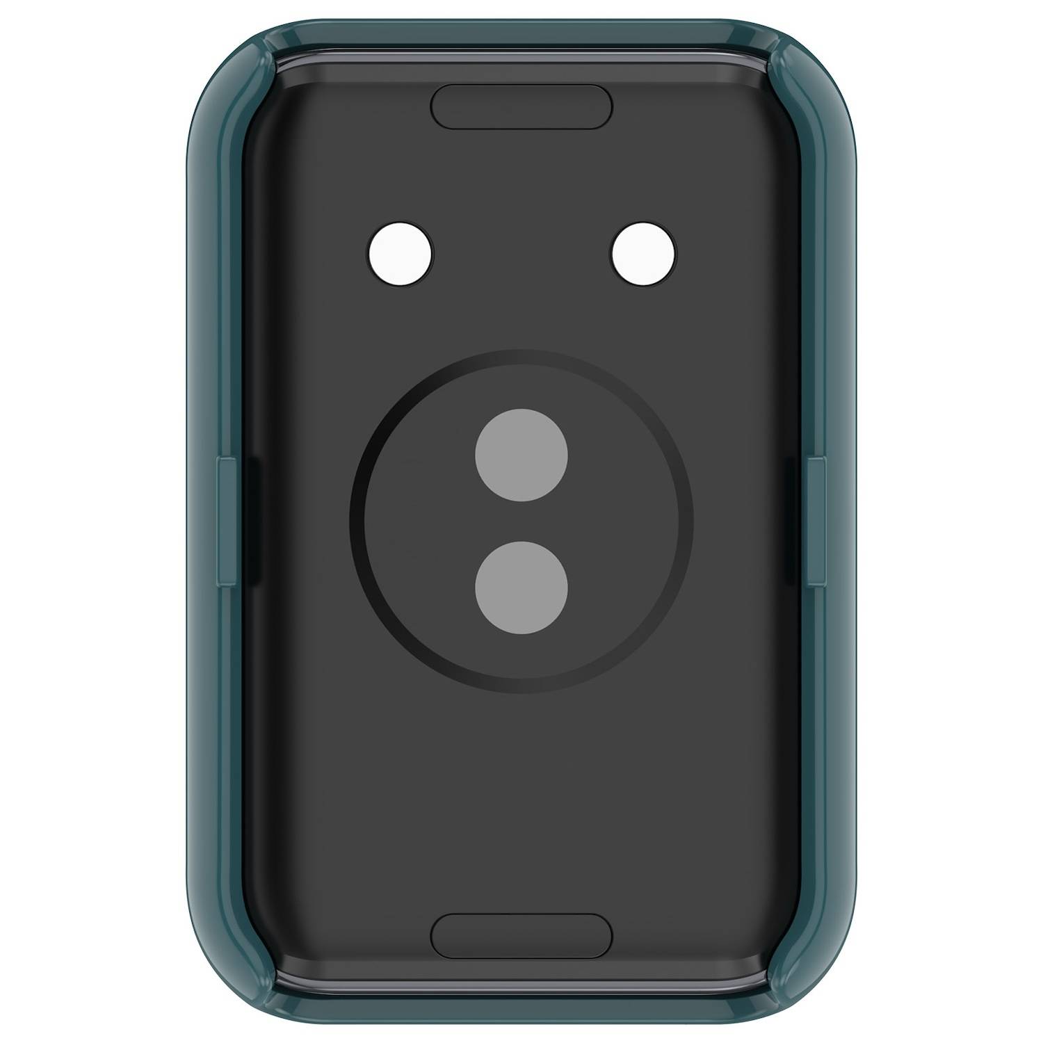 Für Honor Band 9 Kunststoff Smart Watch Hülle + H9 Schutz Hart Glas Grün