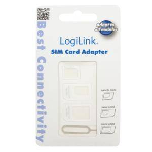 Logilink Dual SIM Card Adapter nano-> micro, standard Multimedia-Technik Smartphone Zubehör