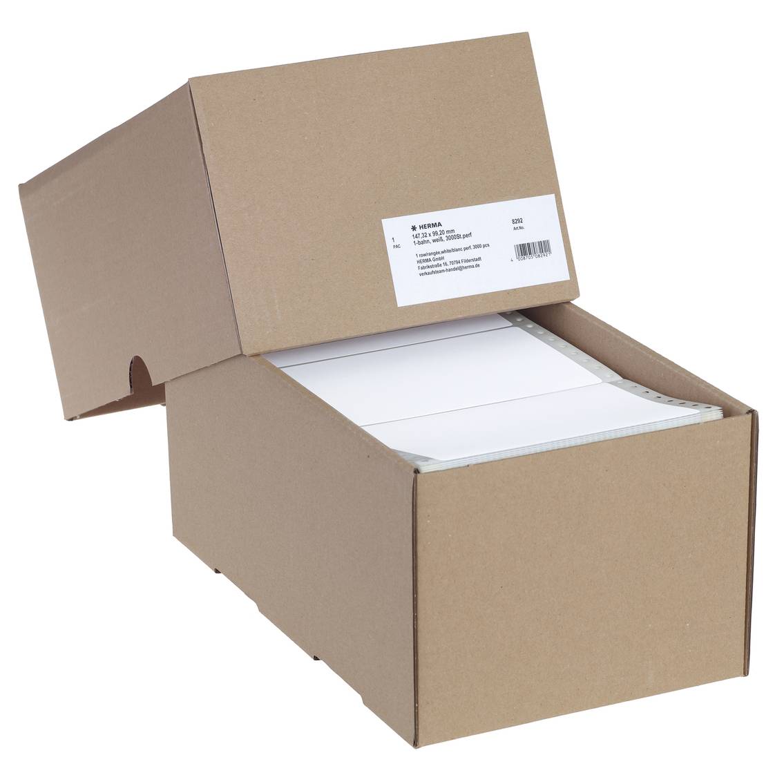 HERMA Computeretiketten weiß 147,32x99,2 mm perf. 3000 St. Multimedia-Technik Etiketten