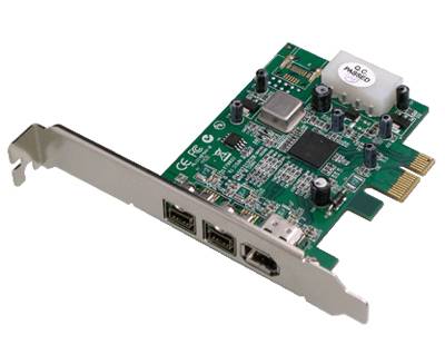 Dawicontrol PCI Card PCI-e DC-FW800 Firewire Blister Multimedia-Technik PCI Express Karten