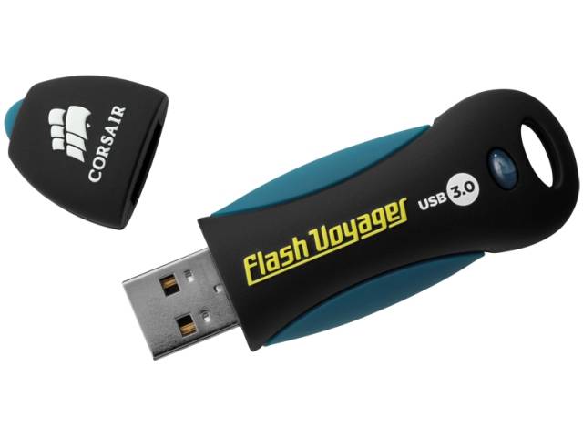 USB-Stick 64GB Corsair Voyager read-write USB3.0 retail Eingabe / Ausgabe
