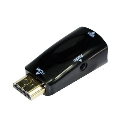 gembird Adapter HDMI/VGA Kompakter HDMI auf VGA Umwandler Multimedia-Technik HDMI-Adapter