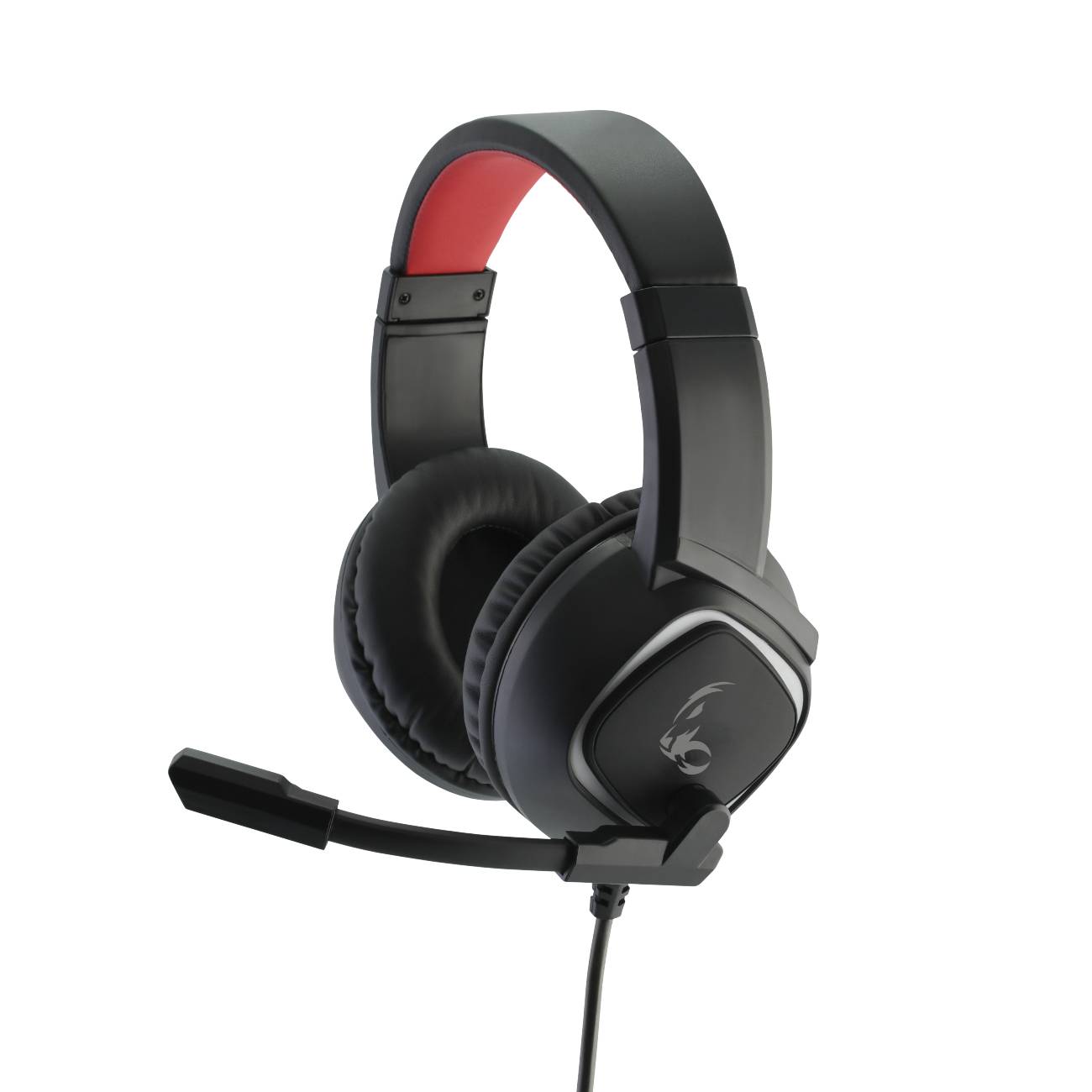 MediaRange Gaming-Headset 7.1 Surround-Sound LED Beleuchtung Eingabe / Ausgabe Kopfhörer & Headsets