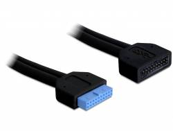 DELOCK USB3.0 Verl. Pinheader 19Pin -> 19pin St/Bu 0.45M Multimedia-Technik USB-Kabel