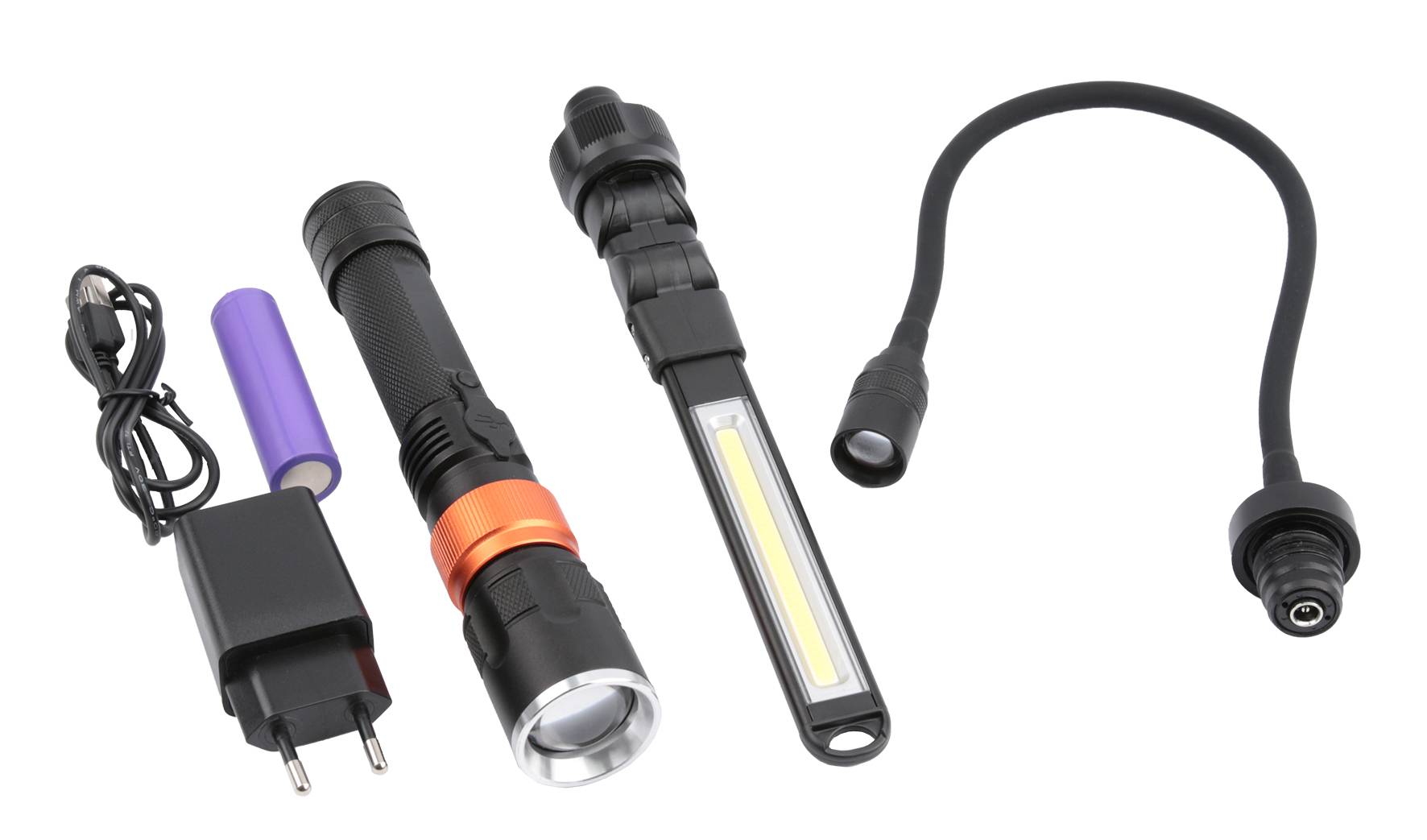 DMAX Taschenlampen-Set ULG 103 Multimedia-Technik Taschenlampen