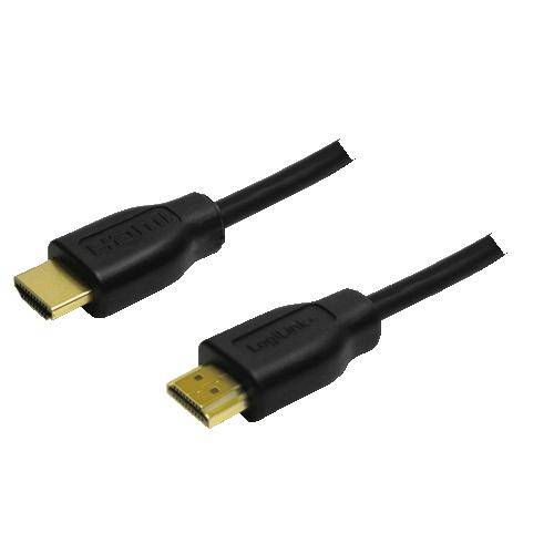 Logilink HDMI-Kabel Ethernet A -> A St/St 5.00m sw Multimedia-Technik